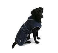 Ancol Muddy Paws Manteau tempête Toutes Saisons Bleu Marine Taille S/M Longueur 35 cm jusqu'à 56 cm