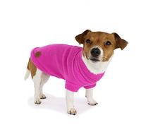 Ancol Pull pour Chien en Tricot torsadé Rose Taille M (40 cm de Longueur)