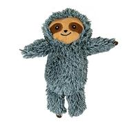 Ancol Samson Kicker Paresseux pour Chat - Jouet en Peluche pour Chaton avec Herbe à Chat - Petit Animal en Peluche pour Jouer à l'intérieur - L 21 cm