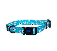 Ancol Soho Collier pour Chien en Feuille de Marguerite - Tissu 100% recy ccessoire Confortable pour Animal de Compagnie - Boucle réglable Robuste - Tour de Cou pour Chiot - Taille M