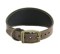 Ancol Timberwolf Collier en Cuir pour lévrier Marron 34-43 cm