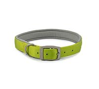 Ancol Viva Collier rembourré avec Boucle Vert Citron 55-63 cm Taille 8 XXL