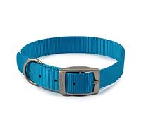 Ancol Viva Collier rembourré Doux au Toucher résistant aux intempéries pour Animal Domestique Noir 50-59 cm Taille 7