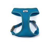 Ancol Viva Harnais Confortable pour Chien en Maille Respirante réfléchissante avec Ajustement réglable pour Chiot et Animal Domestique Taille M 44-57 cm Bleu