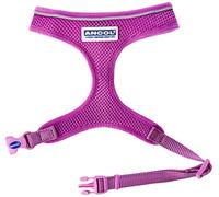Ancol Viva Harnais Confortable pour Chien - Réfléchissant - en Maille Respirante - avec Ajustement réglable - pour Chiot et Animal Domestique - Taille S - 34-45 cm - Violet