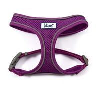 Ancol Viva Harnais Confortable pour Chien Violet réfléchissant en Maille Respirante avec Ajustement réglable pour Chiot Taille XS 28-40 cm
