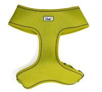 Ancol Viva Harnais léger et Confortable en Maille Respirante pour Chien - Vert Citron - Harnais réfléchissant avec Ajustement réglable - Taille L - 53-74 cm