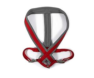 Ancol Viva Harnais rembourré pour Chien - Rouge - Micro Polaire réfléchissante, réglable et résistante aux intempéries - Accessoire de Dressage pour Animaux de Compagnie - M 41-53 cm