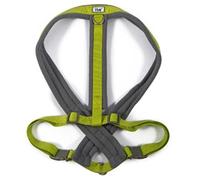 Ancol Viva - Harnais rembourré pour chien - Vert citron - Micro polaire réfléchissante, réglable et résistante aux intempéries - Accessoire de dressage pour animaux de compagnie - XL - 70-98 cm
