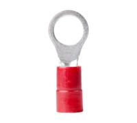 Ancor 230236 Marine Grade Electrical Nylon Insulated Double Crip Funnel Entry Ring Terminals with Insulation Grip (8-Gauge, Size 3/8 Screw, 2-Pack)