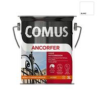 Ancorfer Brillant 3L Blanc sécurité - Peinture-Laque de Finition antirouille pour Métaux et Autres Supports (Bois, Plâtre…)