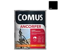 ANCORFER MAT/SOIE 0.75L Noir ferronnerie - Peinture-laque antirouille pour métaux et autres supports - COMUS