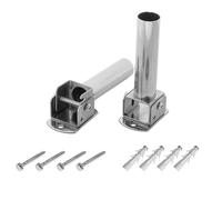 Ancrage articulé pour échelle inox (lot de 2)
