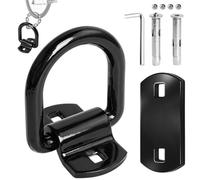 Ancrage au Sol et Mur Fixation Charge Lourde Anneau d Ancrage D | Lot d Anneaux d Attache avec Vis Crochet de Securite pour Moto Velo Remorque Compatible avec Antivol ABUS et Burg Waechter