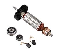 Ancrage d'armature AC 220-240 V pour rotor de meuleuse d'angle, pièce de rechange compatible 100 % avec d'origine, Includes 1 rotor, 2 roulements, 2 moteurs à balais de