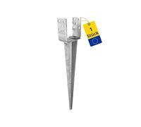 Ancrage de poteau réglable de 0 à 120 mm - Douille de sol à enfoncer PSG - Pied de support - Piquet de terre - Support de poteau - Douille à enfoncer 65 x 700 mm - Douille de sol - Ancrage au sol