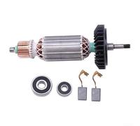 Ancrage de rotor d'armature de rechange pour outils électriques AC220 V 240 V partie 5156113 pour modèles pour 9556N B9557HN 9558NB Comprend 2 roulements et 2 balais de carbone