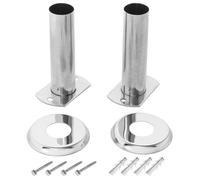 Ancrage droit pour échelle inox (lot de 2)