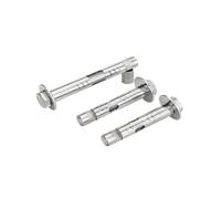 Ancrage for béton à manchon de boulon d'expansion hexagonal intégré | Boulon hexagonal externe 1 pièce for fixation du béton, utilisation intérieure et extérieure(M8*70Mm)