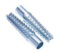 Ancrage Métallique Universel 6 mm x 32 mm Zingué pour Béton Cellulaire Bloc d'Argile Utilisé avec la goupille d'extension à visser Crochets KMG à visser 10 pièces