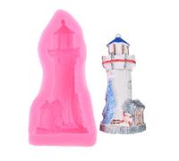Ancrage pour résine moule à savon en forme de bateau moule en silicone phare décoration de carde en silicone