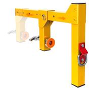 Ancrage réglable sans pénétration, pince d'ancrage antichute pour parapet, épaisseur maximale 15 po, charge maximale 310 lb, ancrage pour cadres de portes et fenêtres et toitures