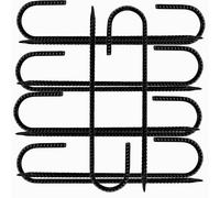 Ancrages Au Sol en Acier Galvanisé 30 Cm,Piquet De Tente,Piquets d'ancrage,Crochets en J/U,Piquets De Tente De Jardin Les Tentes Auvents, Le Support De Fleurs(Noir,J-Type 30cm(10pcs))