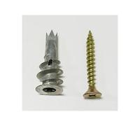 Ancrages auto-perceurs en Zinc for cloisons sèches, 10 pièces, avec Kit de vis, mur métallique robuste et 10#8 X 1-1/4''