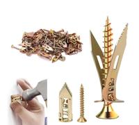 Ancrages autoperceurs, kit d'ancrages et de vis autoperceuses pour cloisons sèches, outils de réparation d'ancrages pour cloisons sèches humides et fixes pour la fixation de meub (50, 4+4.5cm)