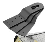 Ancrages de Toit pour Protection Contre Les Chutes, ancrage de sécurité pour Toit,3 Ancres Noires en d'aluminium - À Utiliser avec Un Harnais de toiture, Un Harnais de sécurité, des Cordes de