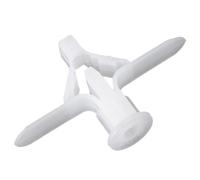 Ancrages en plastique for cloisons sèches, Type avion papillon, avec vis M8, fixations à expansion murale auto-perceuses for plaques de plâtre(Aircraft Type Tube,53MM_M8 30PCS)