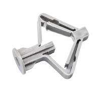 Ancrages en plastique for cloisons sèches, Type avion papillon, avec vis M8, fixations à expansion murale auto-perceuses for plaques de plâtre(Butterfly Type Tube,50MM_M8 30PCS)