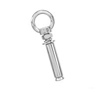 Ancrages muraux polyvalents en acier inoxydable 304 avec boulons d'expansion et anneaux, 15 options de taille disponibles, longueur 6810 mm (M10 x 60)