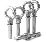 Ancrages muraux robustes Boulon à œil d'expansion, ancre murale en acier inoxydable 304, 2 pièces, plusieurs tailles(M8x80mm)