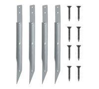 Ancrages pour balancelle - Ancrages de terre en métal robuste - Accessoires de quincaillerie multifonction - Piquet d'arrimage de trampoline pour balançoires en bois