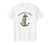 Ancré dans Le Christ Jésus Foi chrétienne Bible Croyant T-Shirt Graphique avec Valeur