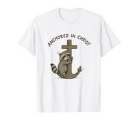 Ancré dans Le Christ Jésus Foi chrétienne Bible Croyant T-Shirt Graphique avec Valeur