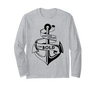 Ancre de Bateau Pirate - Fortune Favors The Bold Manche Longue