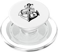 Ancre de Bateau Pirate - Fortune Favors The Bold PopSockets PopGrip pour MagSafe