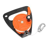 Ancre de Kayak de bobine de plongée sous-marine de 150 pieds avec combinaison de corde PP Position de carte de poignée pour la plongée en apnée sous-marine de sécurité(Orange)