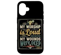 Ancre de louange Christian My Worship is Loud Leader Coque pour iPhone 16