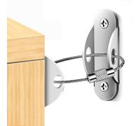 Ancre De Meubles | STACTES DE MEUBLES UNEUX UNE LORTS | Anchors Muraux En Métal À Capacité À Haute Tension | STANDES ANTIFOPS ANTIFICATIVES Pour Sécuriser Les Armoires, Les Étagères, Les Commodes Et P