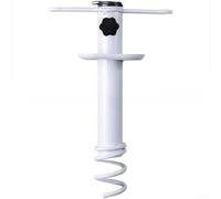 Ancre de sable pour parasol de plage avec 3 vis en spirale en fer pour poteaux de 3,2 cm adapté pour une utilisation côtière