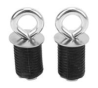 Ancre de tour de serrure, pièce de rechange de voiture de jeu d'ancre de bouton d'arrimage de tour de serrure 2 pièces pour le sportif de Polaris(Le noir)