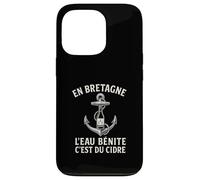 Ancre Marine et cidre Breton Humour Bretagne Coque pour iPhone 13 Pro