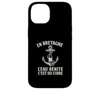 Ancre Marine et cidre Breton Humour Bretagne Coque pour iPhone 14