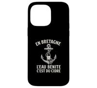 Ancre Marine et cidre Breton Humour Bretagne Coque pour iPhone 14 Pro Max