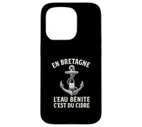 Ancre Marine et cidre Breton Humour Bretagne Coque pour iPhone 15 Pro
