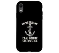 Ancre Marine et cidre Breton Humour Bretagne Coque pour iPhone XR