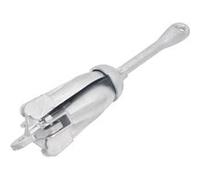 vidaXL Ancre pliable pour kayak et bateau – grappin 4 kg argentée (fonte galvanisée à chaud)